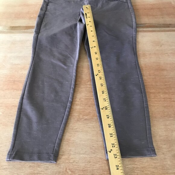 Torrid Pixie Pull On Pants Women L Purple Mid Rise Pocket Slimming Stretch 18294 - Picture 9 of 16